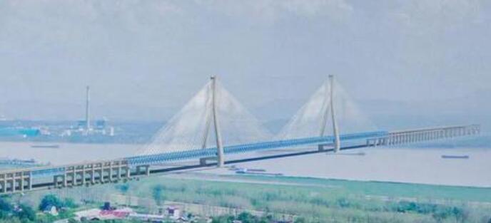 駐蕪央企開建(jian)安徽第六座長(zhǎng)江公鐵大橋