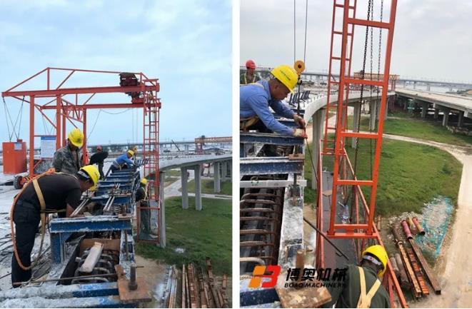 高速橋梁護(hù)欄模闆台車(chē)使用方法