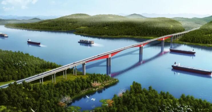 同類型世界(jiè)最大跨徑！北(běi)投集團投資(zi)建設的飛龍(long)大橋開工