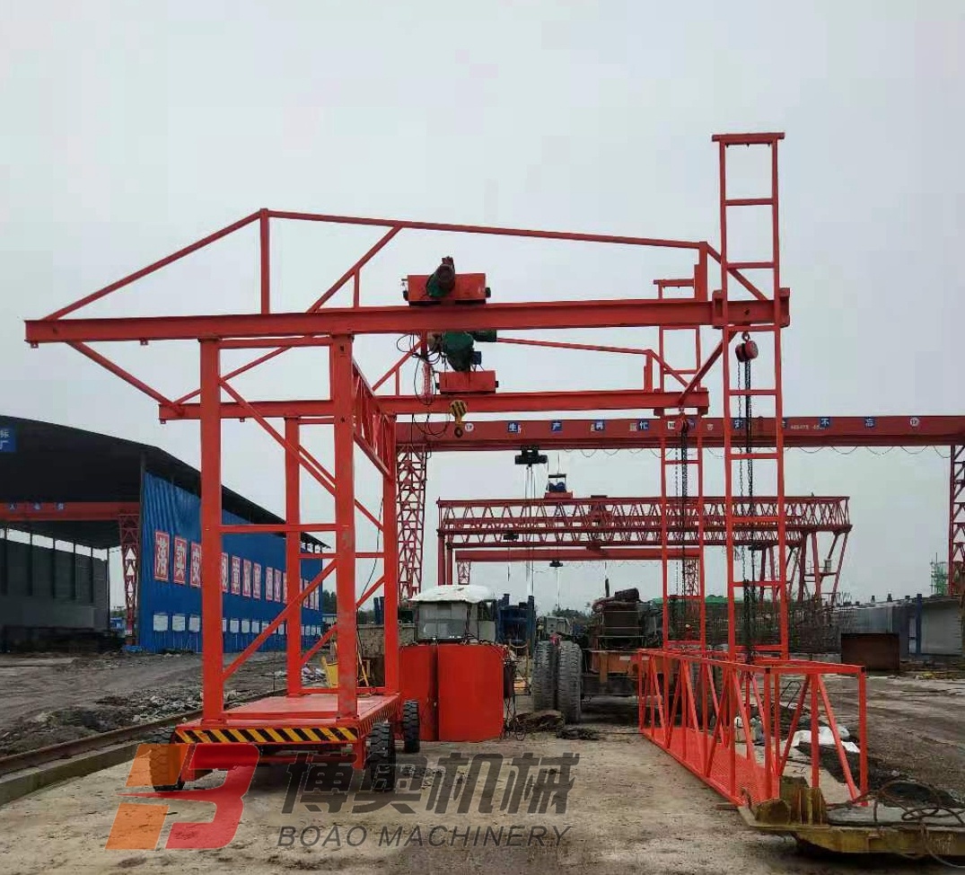 新型橋梁防撞牆(qiang)模闆施工台車