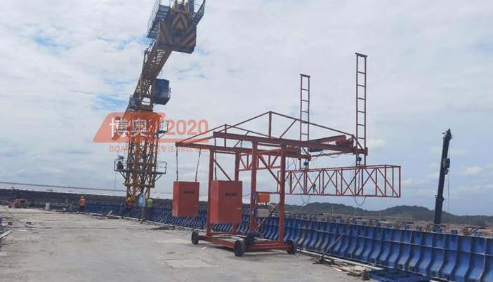 橋梁防(fáng)撞牆模(mo)闆台車(chē) 防撞牆(qiang)模闆安(an)拆 安裝(zhuāng)模闆