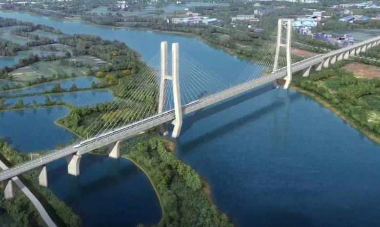 廣汕高鐵(tie)增江特大橋(qiao)即将合龍