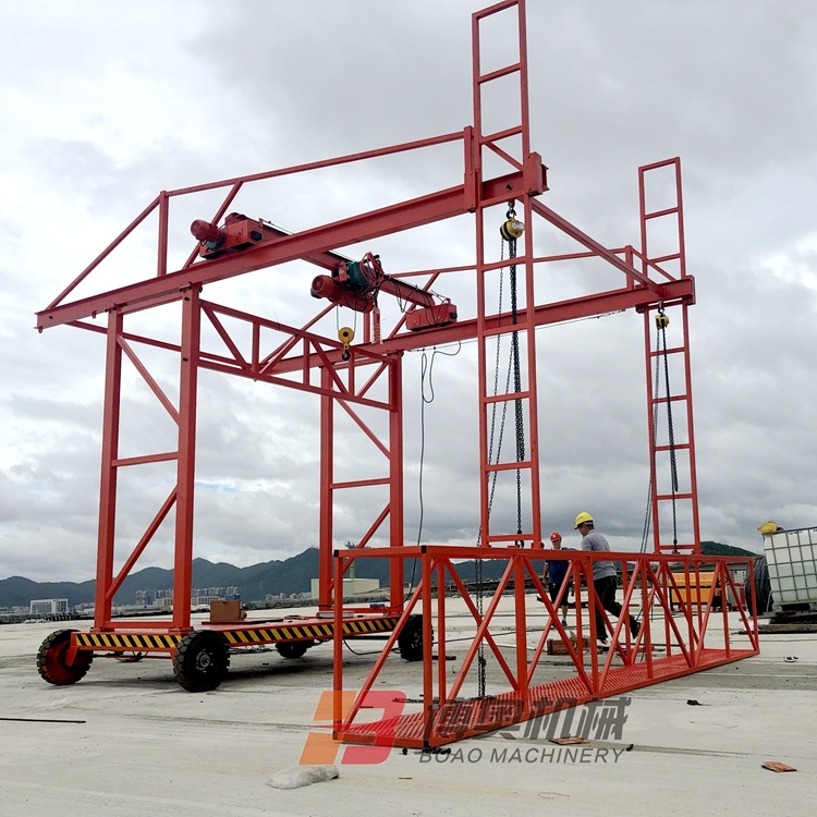 新型(xing)防撞牆模闆施(shi)工台車