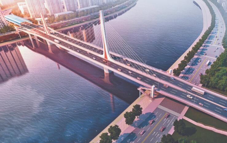 麻(ma)柳壩大橋市中區(qū)段樁基打樁完成(chéng)