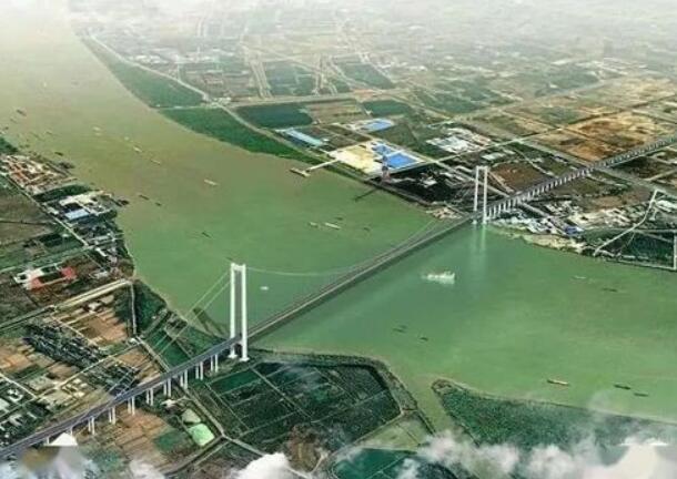 儀(yi)征龍潭(tan)長江大(da)橋最新(xin)進展